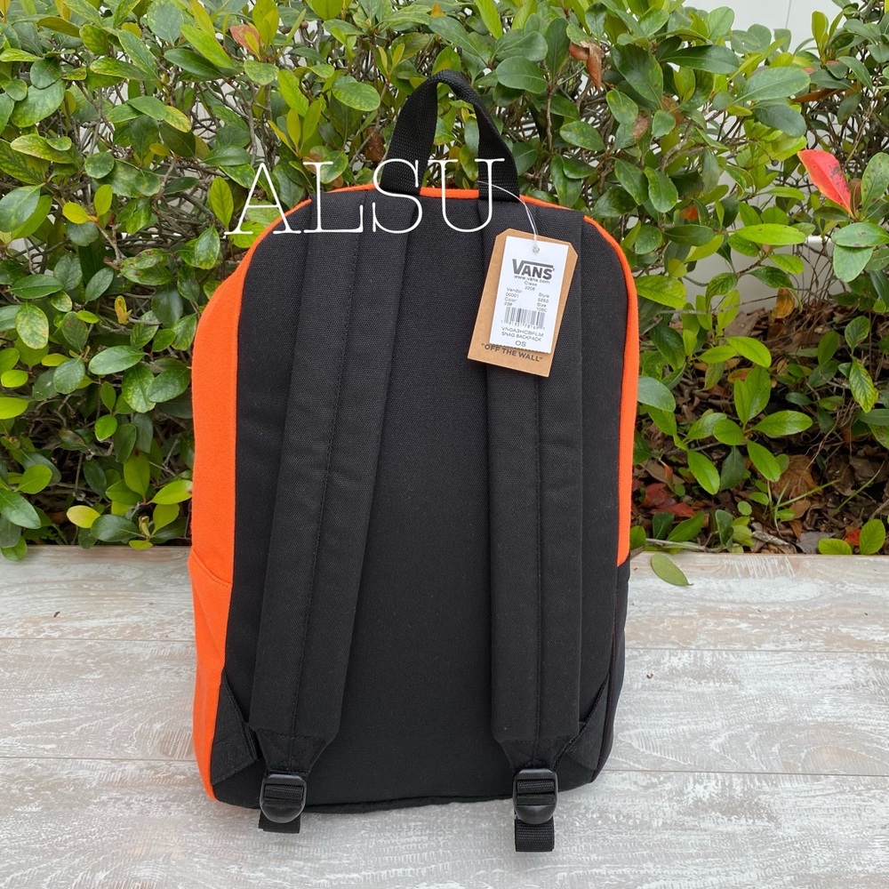 Vans Snag Backpack Orange 🍊 AUTHENTIC - Picture 4 of 8